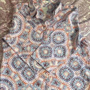 Chico's Multicolor Geometric Blouse​